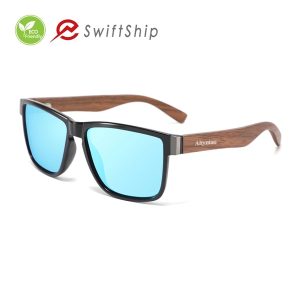 Wood Temple Polarized Sunglasses-1523M