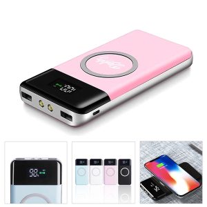 LED Digital Display Wireless Charging Power Bank