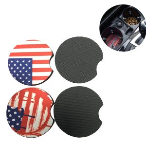 2.5 Inch Neoprene Coaster For Car
