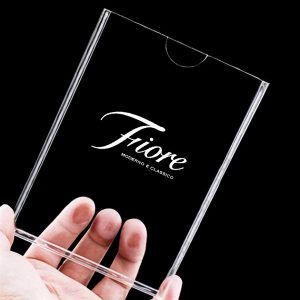 Horizontal Acrylic Sign Holder Wall Mount w/ Tape