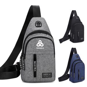 Stylish Sling Backpack w/Headphone Hole