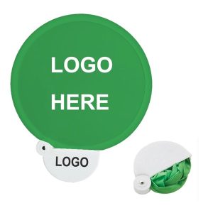 Custom Collapsible Flyer Fan w/ Plastic Handle