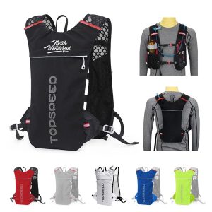 Nylon Waterproof Running Backpack with Reflective Strip