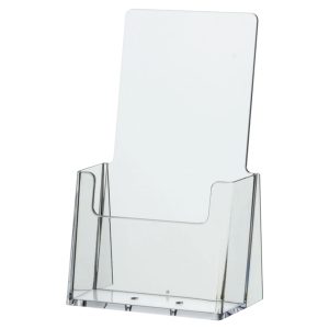 Tri-Fold Brochure Holder - Acrylic with Full Color imprint