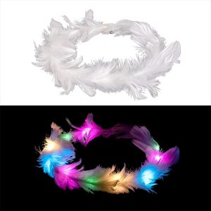 LED Feather Headband
