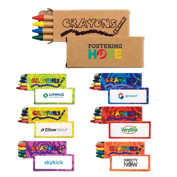 4 Pack Crayons
