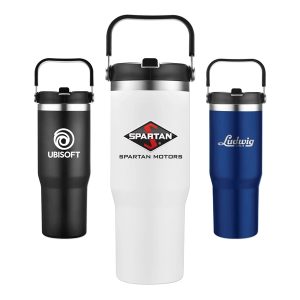 30 Oz. Travel Mug with Handle