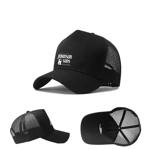 5 Panel Trucker Hats W/ Mesh Back