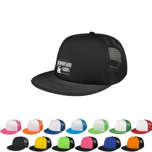 Flat Bill Trucker Cap