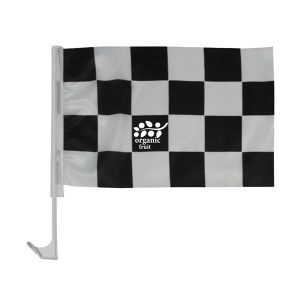 Checkered Auto Window Flag