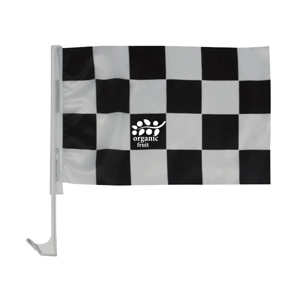 Checkered Auto Window Flag