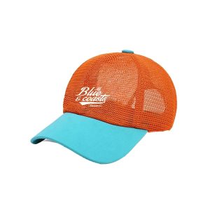 Letter Embroidered Mesh Baseball Cap