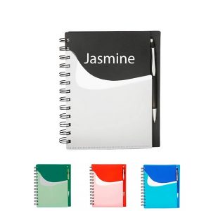 Two Tone Wave Notebook