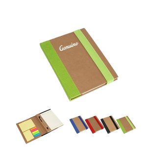 Recycle Sticky Notebook and Pen Set