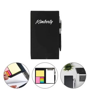 Notebook and Colored Page Marker Bundle Set