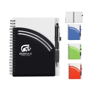 Rainbow Spiral Notebook With Pen