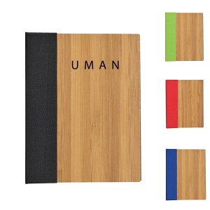 Imitation Bamboo Cover Notebook