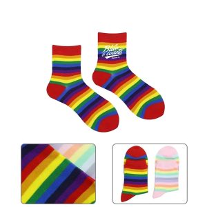 Rainbow Striped Socks