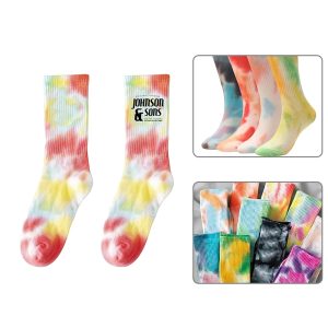 Tie Dye Crew Socks