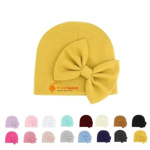 Newborn Kids Hats With Bow