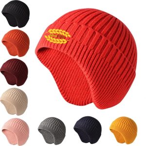 Knit Beanie Hat Ear Covers