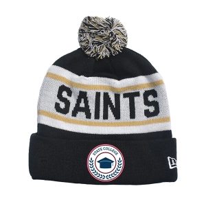 Knit Pom Beanie W/ Cuff