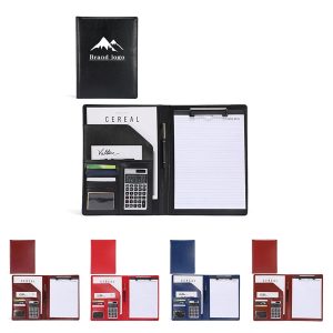 A4 Portfolio Organizer W/ Solar Calculator