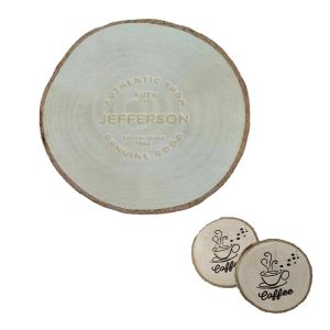 Wooden heat-resistant coasters