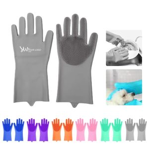 Silicone Kitchen Scrubbing Gloves