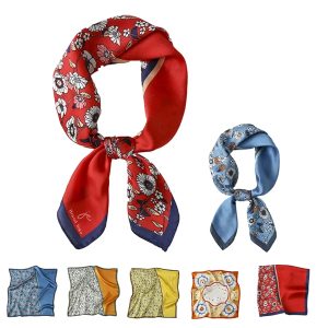Square Imitation Silk Scarf