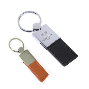 Leather Keychain Tag
