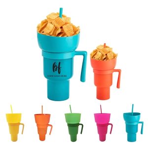 2-In-1 Snack Bowl and Stadium Tumbler