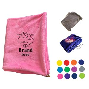 USB-Powered Heated Plush Shawl Throw Blanket