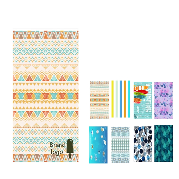 Velour Polyester Beach Towel