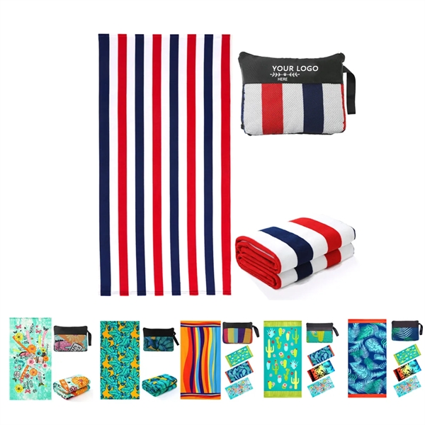 Beach Towel W/ Carry Bag