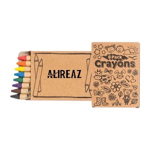 8 Pack Crayon Kraft Box