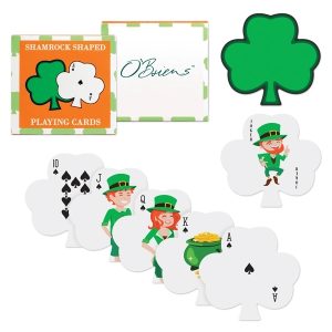 Shamrock-Shaped Playing Cards