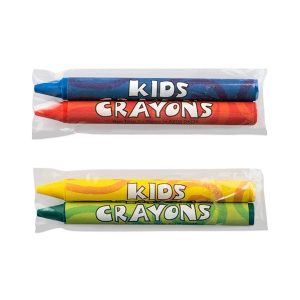 2 Pack Cello Wrapped Crayons