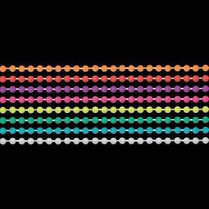 Glow in the Dark 7.5 Mm Bead Necklaces (Assorted Colors)