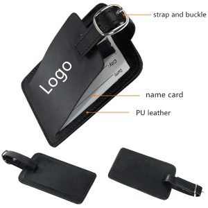 PU Leather Luggage Tag