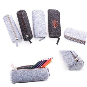 Zippered Felt Pencil Case/ Pouch