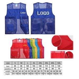 Supermarket Volunteer Activity Mesh Vest W/ Pockets