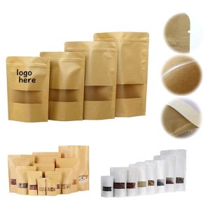 Kraft Paper Storage Bag with Ziplock