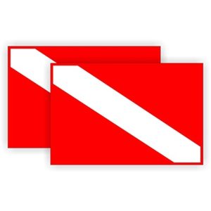 Decal 1" x 2" White