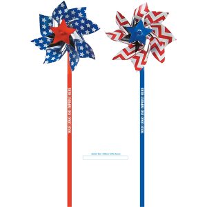 5" Large American Pinwheel (ASSEMBLY INCLUDED)