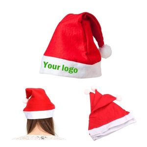 Coustom Non-woven Christmas Santa Hat / Cap