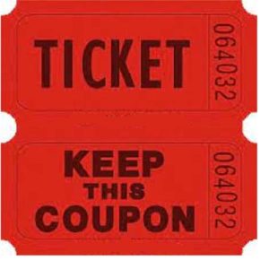 Tickets - Stock Blank Double Raffle