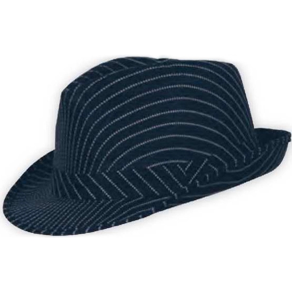 Pinstripe Fedora Hat