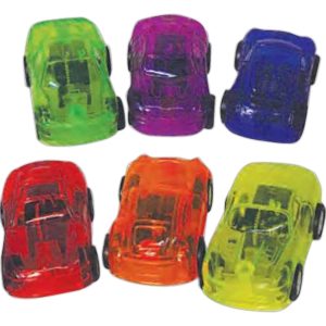 2" Translucent Mini Pull Back Cars