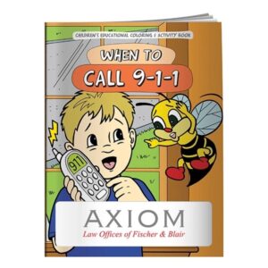 Coloring Book: When to Call 9-1-1